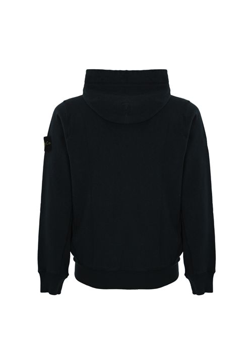 Felpa 6100021 in cotone mafile' Old Effect Navy blue STONE ISLAND | 6100032S0060V0020